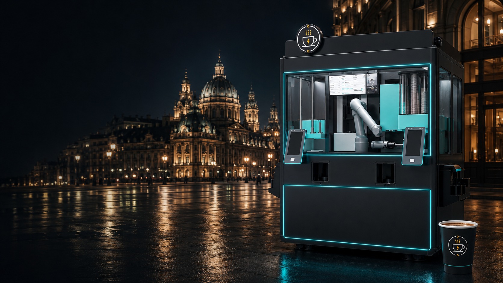Barsky IoT Coffee robotic coffee experience in Vienna